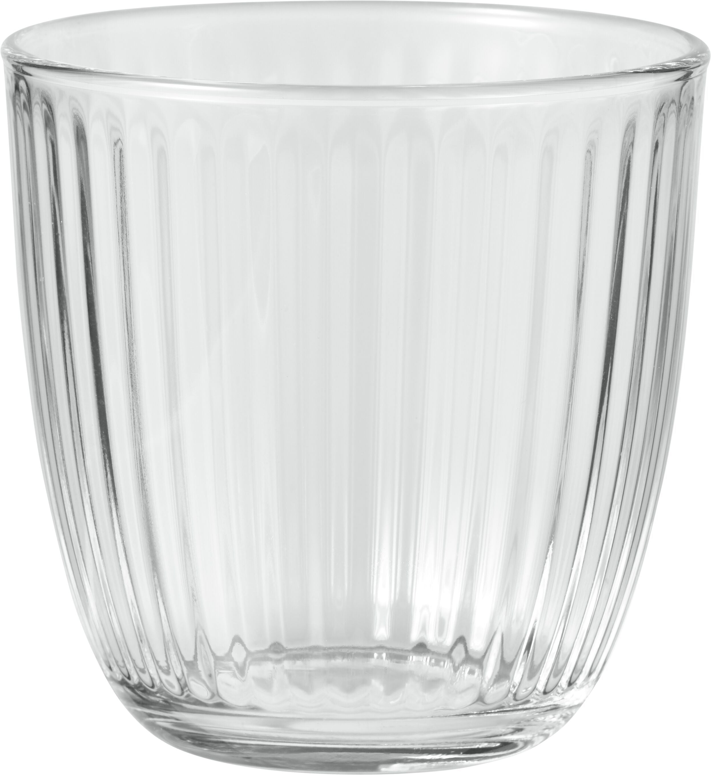 LINE Wasserglas - Transparent / H: 8.5 cm