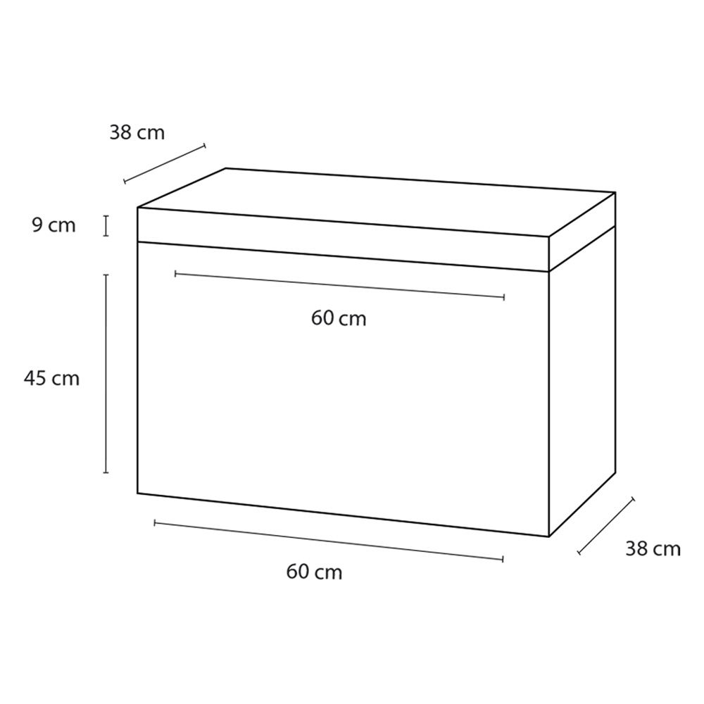 Differnz Somero badmeubelset 60cm hoogglans wit