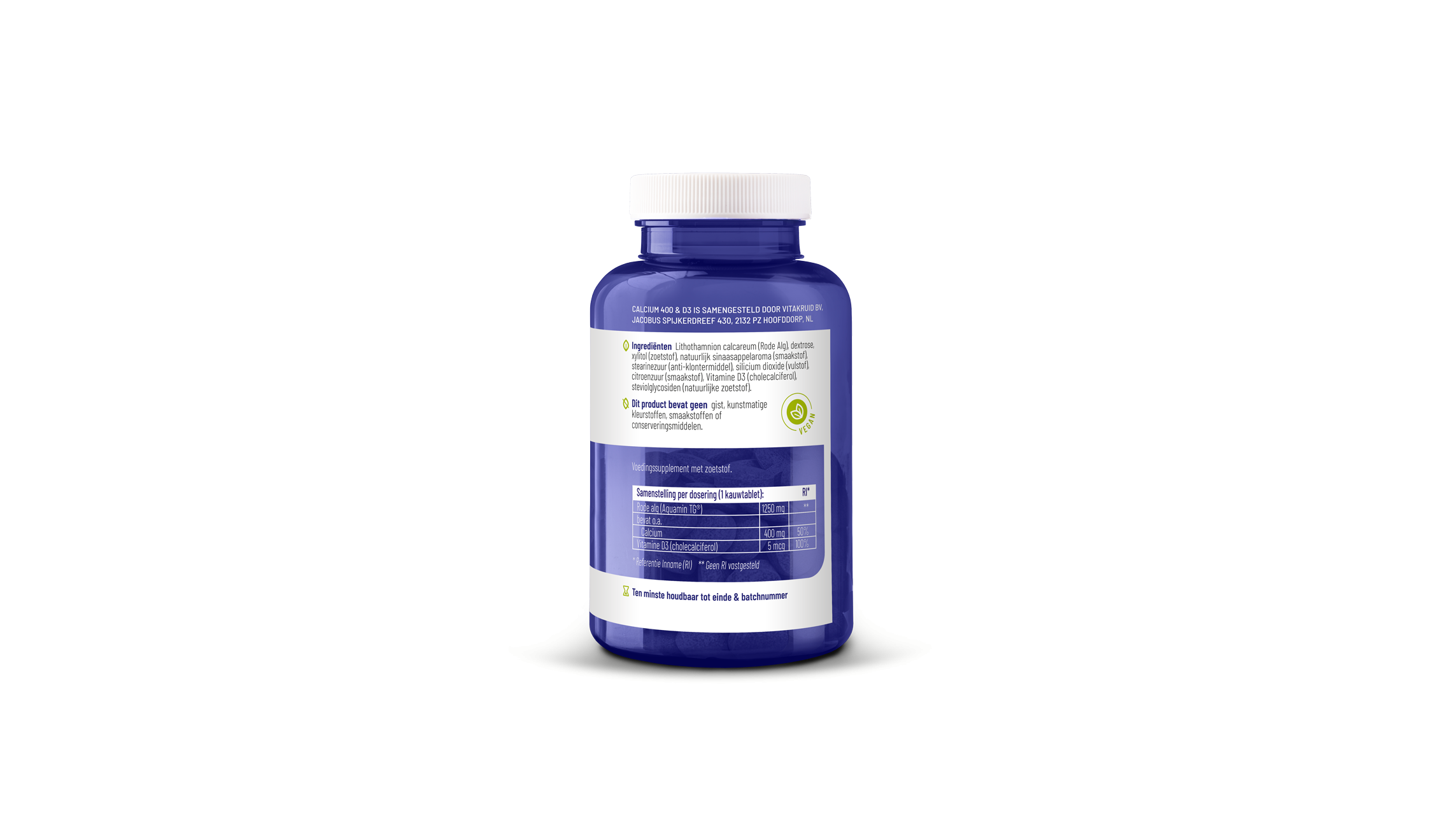 Calcium 400 & D3 uit Rode Alg