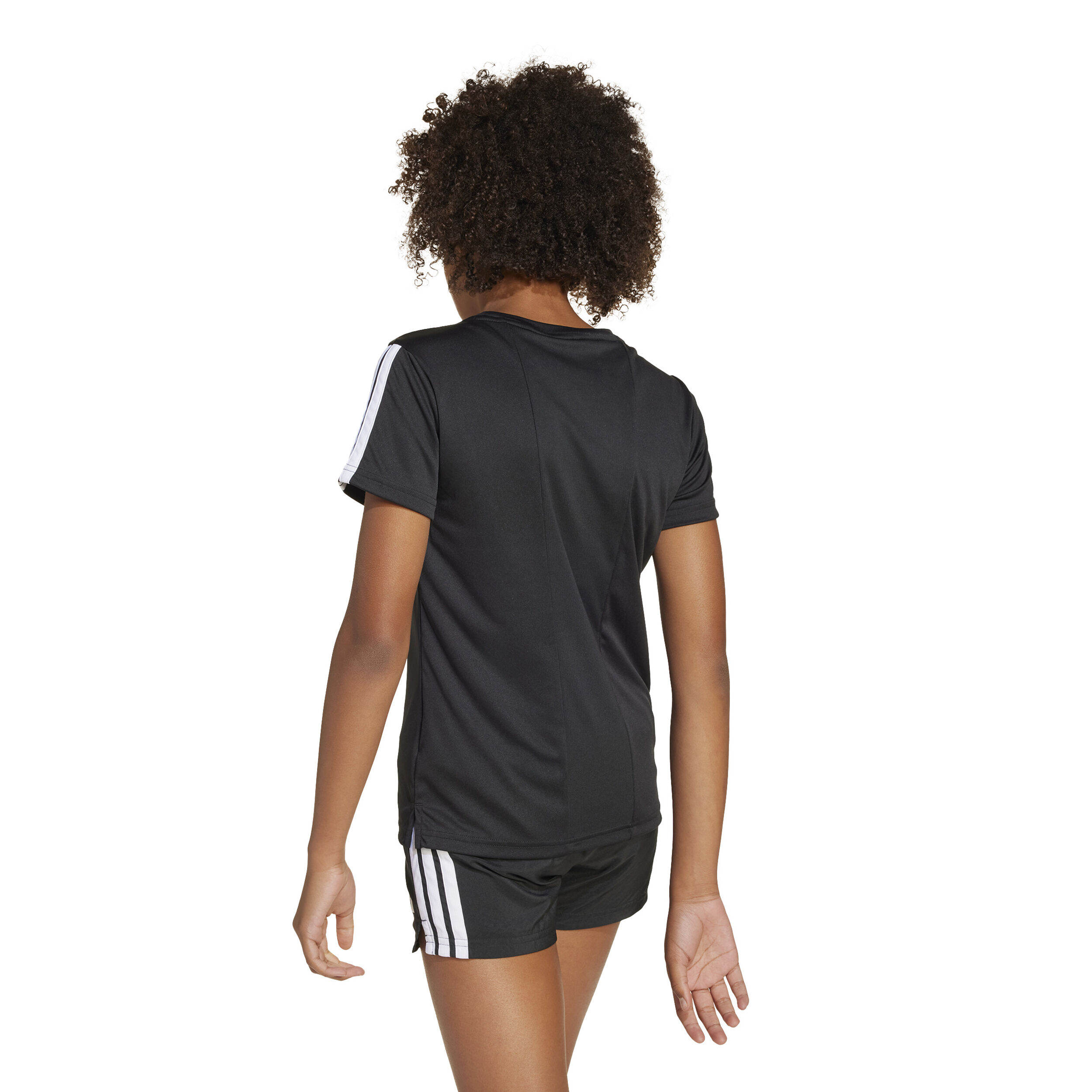adidas Training Essentials 3 Stripes T-shirt Enfants - Noir , Blanc