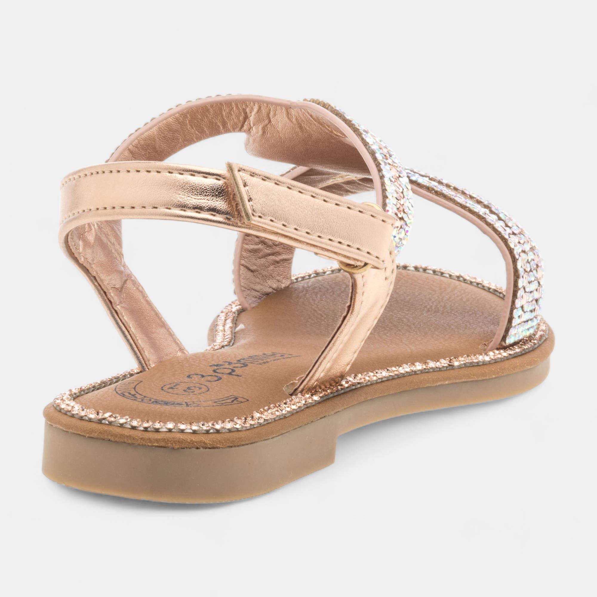 Nu-pieds Fille rose