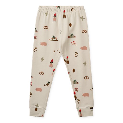 Liewood Wilhelm Pyjamassæt, Holiday/Sand, 116 cm