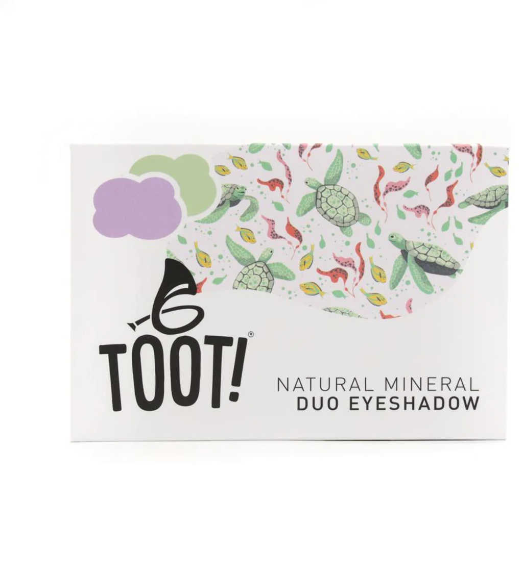 TOOT!  Natural Mineral Duo Eyeshadow, Karma Chameleon & Totally Turtle (4,60 g)