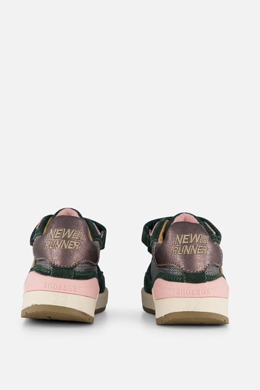Shoesme Trainer Sneakers groen Leer