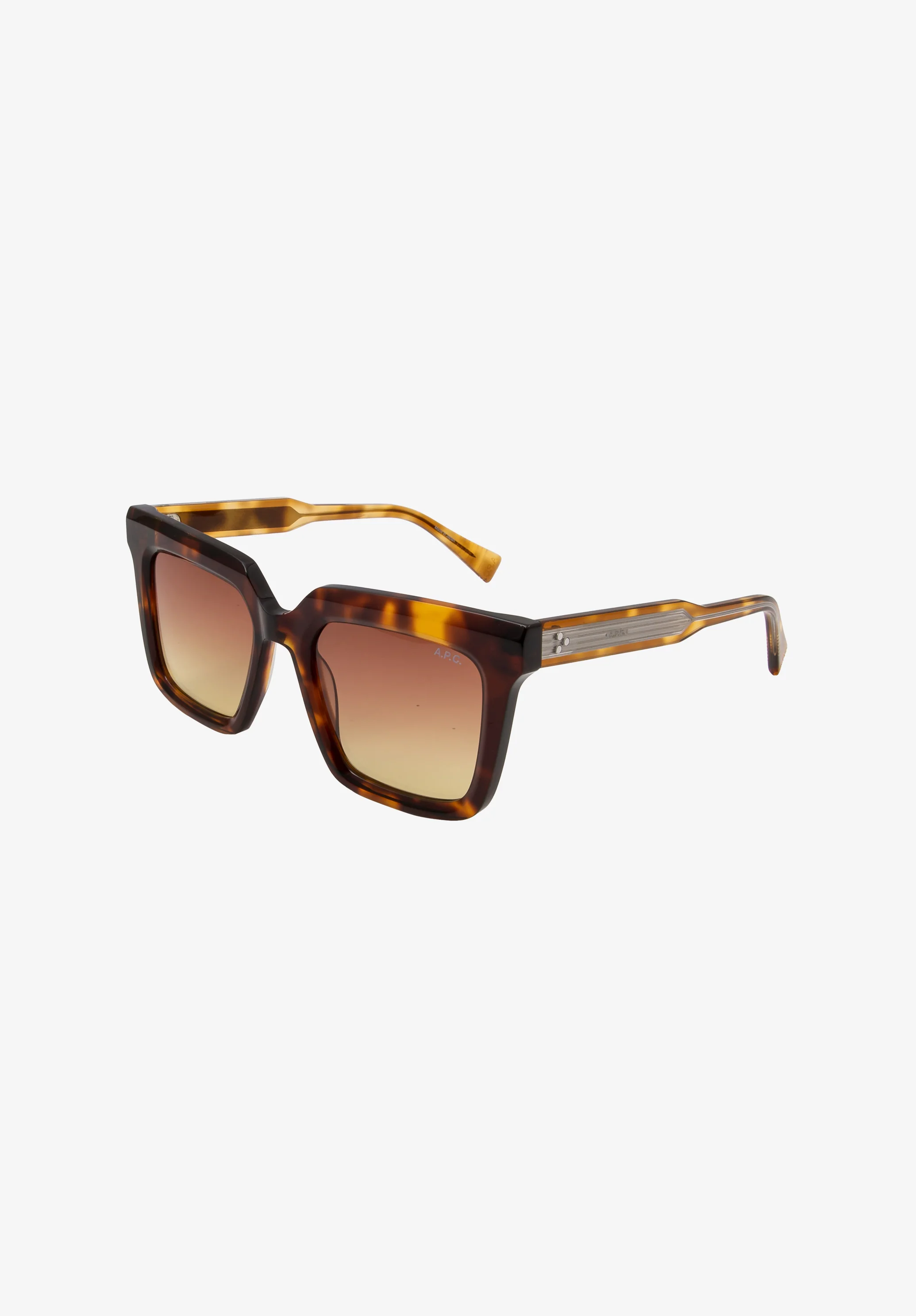 Les Carrées - Lunettes de soleil - Whisky / marron