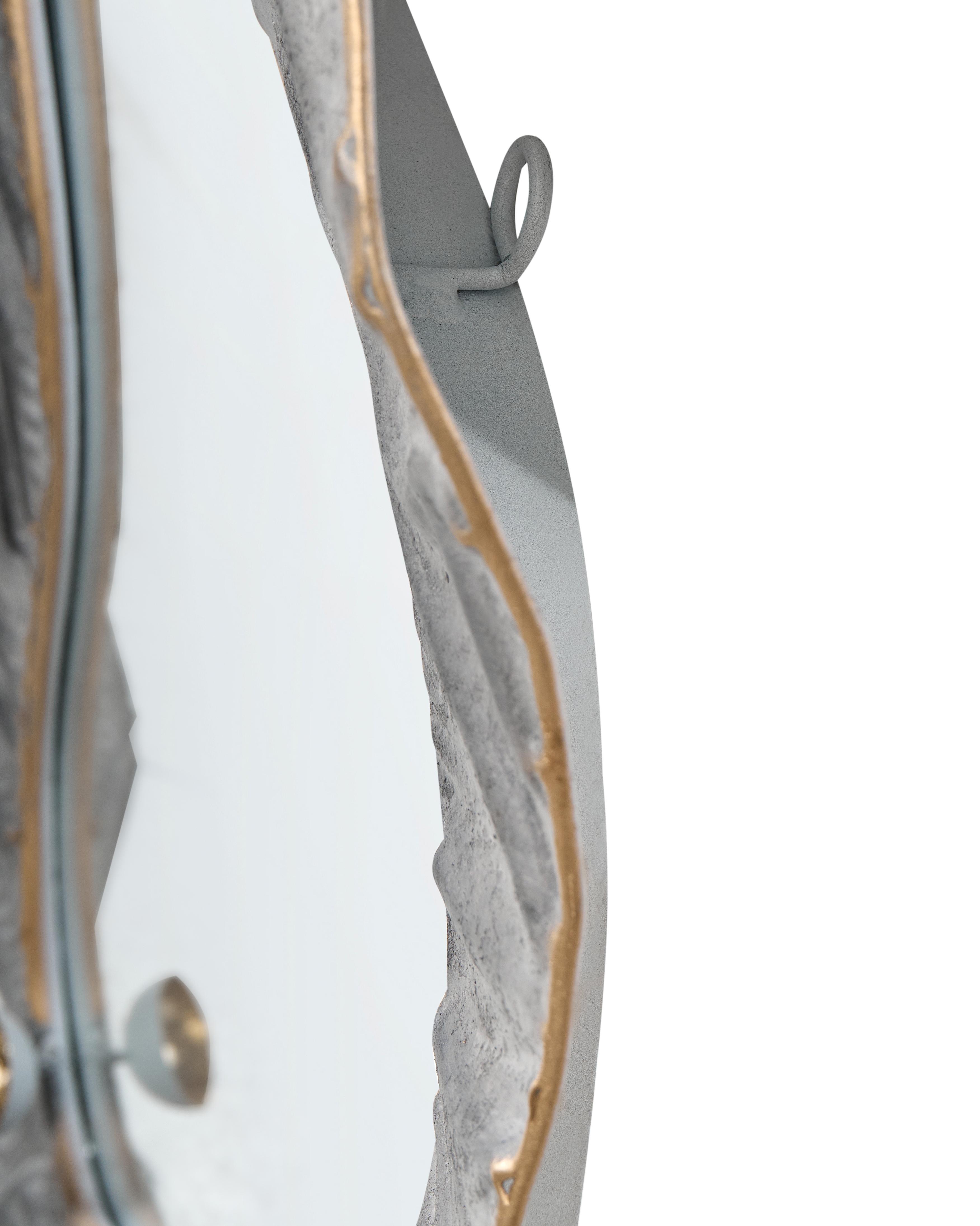 Wandspiegel LINAS 51 cm 67 cm Grijs