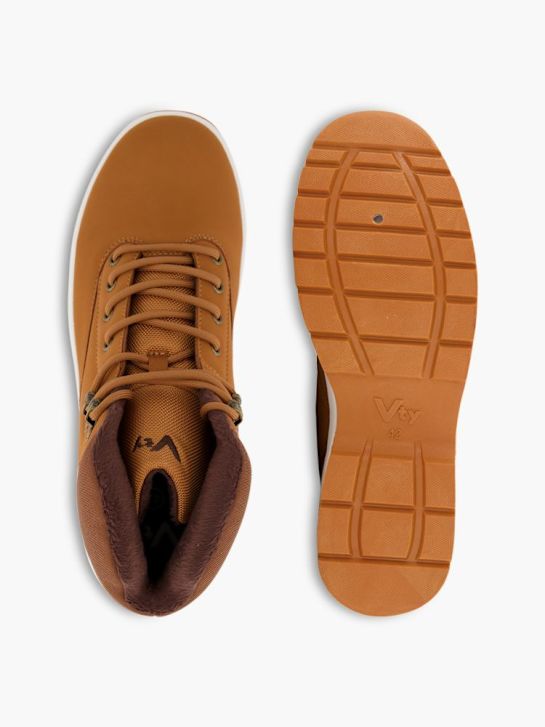 Vty Schnür-Stiefelette Braun