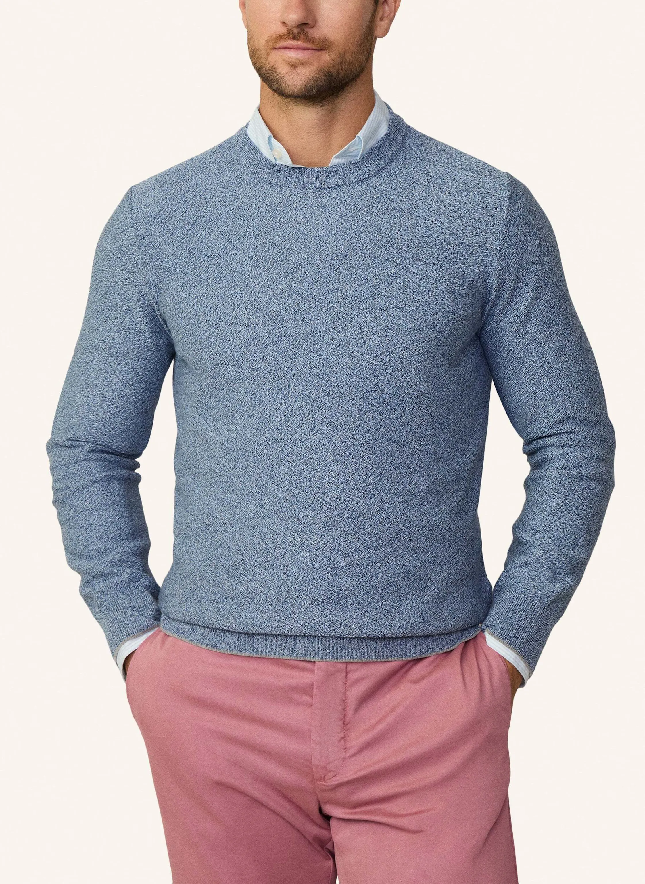 HACKETT LONDON Pullover MOULINE CREW