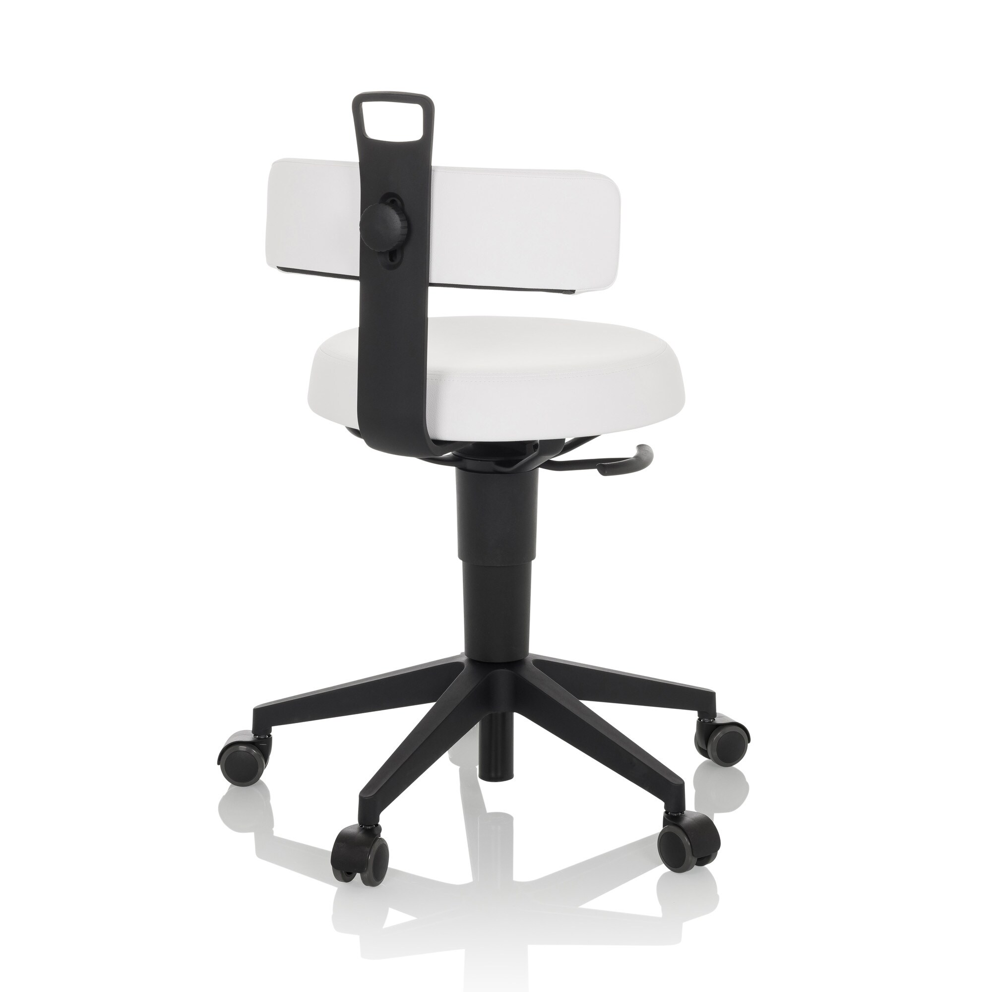 Drehhocker TOP WORK FLEX PU Kunstleder ohne Armlehnen hjh OFFICE