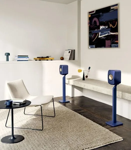 KEF Stand S1 Bleu  pour LSX2 Wireless (la paire) Pieds pour enceintes