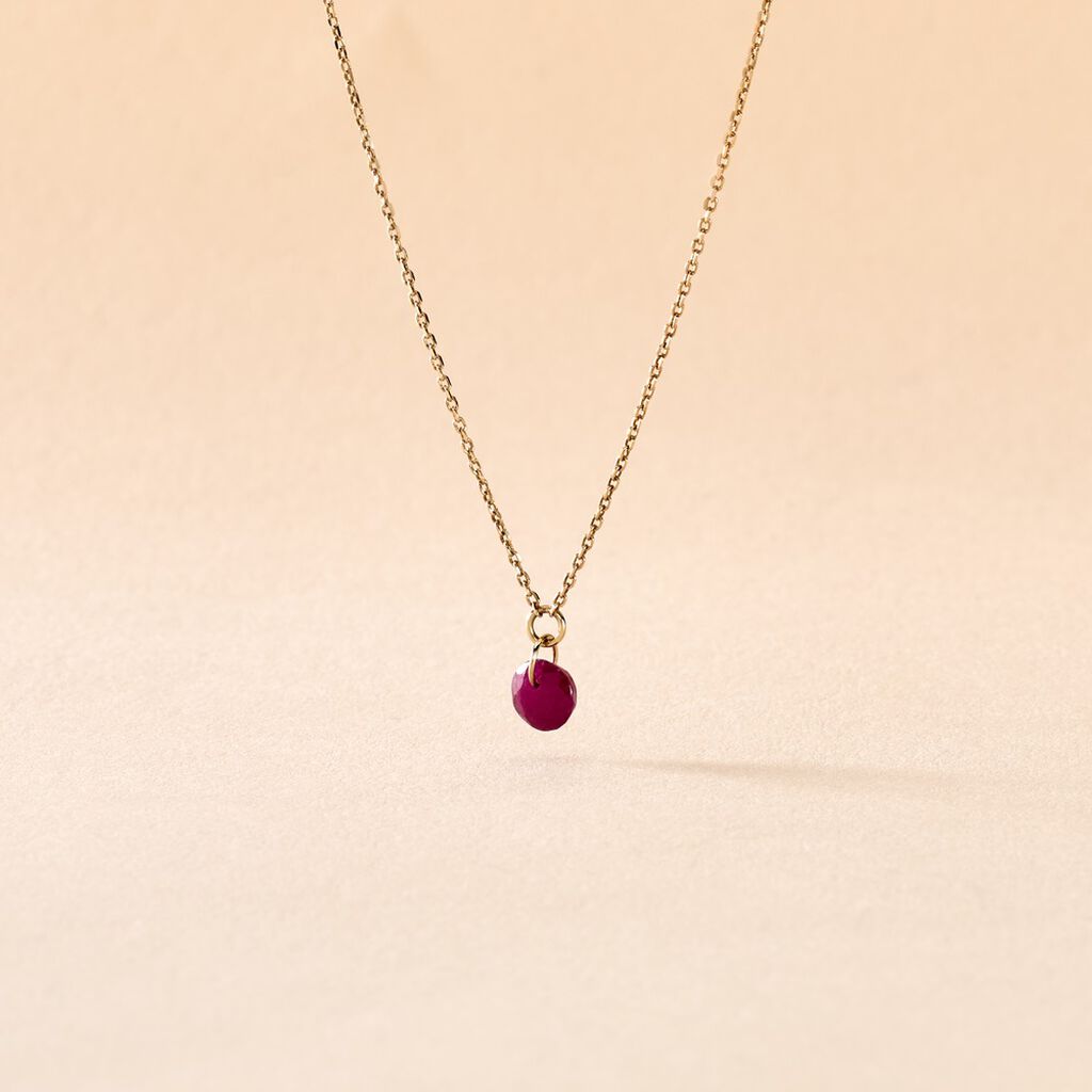 Collier Shakir Or Jaune Rubis
