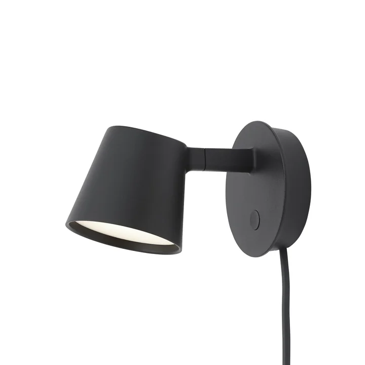 Muuto - Tip LED-Wandleuchte, schwarz