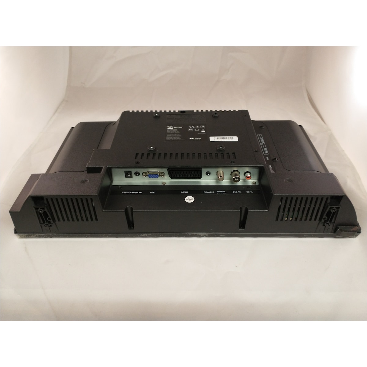 TV 20 tommer 12V DC 100-240V for båt campingvogn bobil DVB-T2 DVB-S2 VESA 100x100