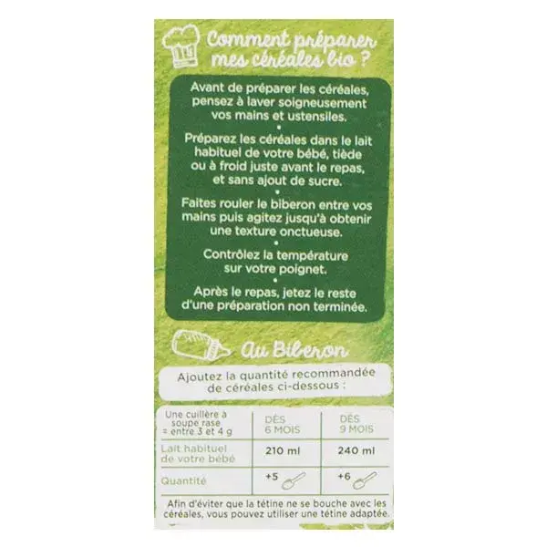 Modilac Mes Céréales Bio Cacao Dès 6 mois 250g