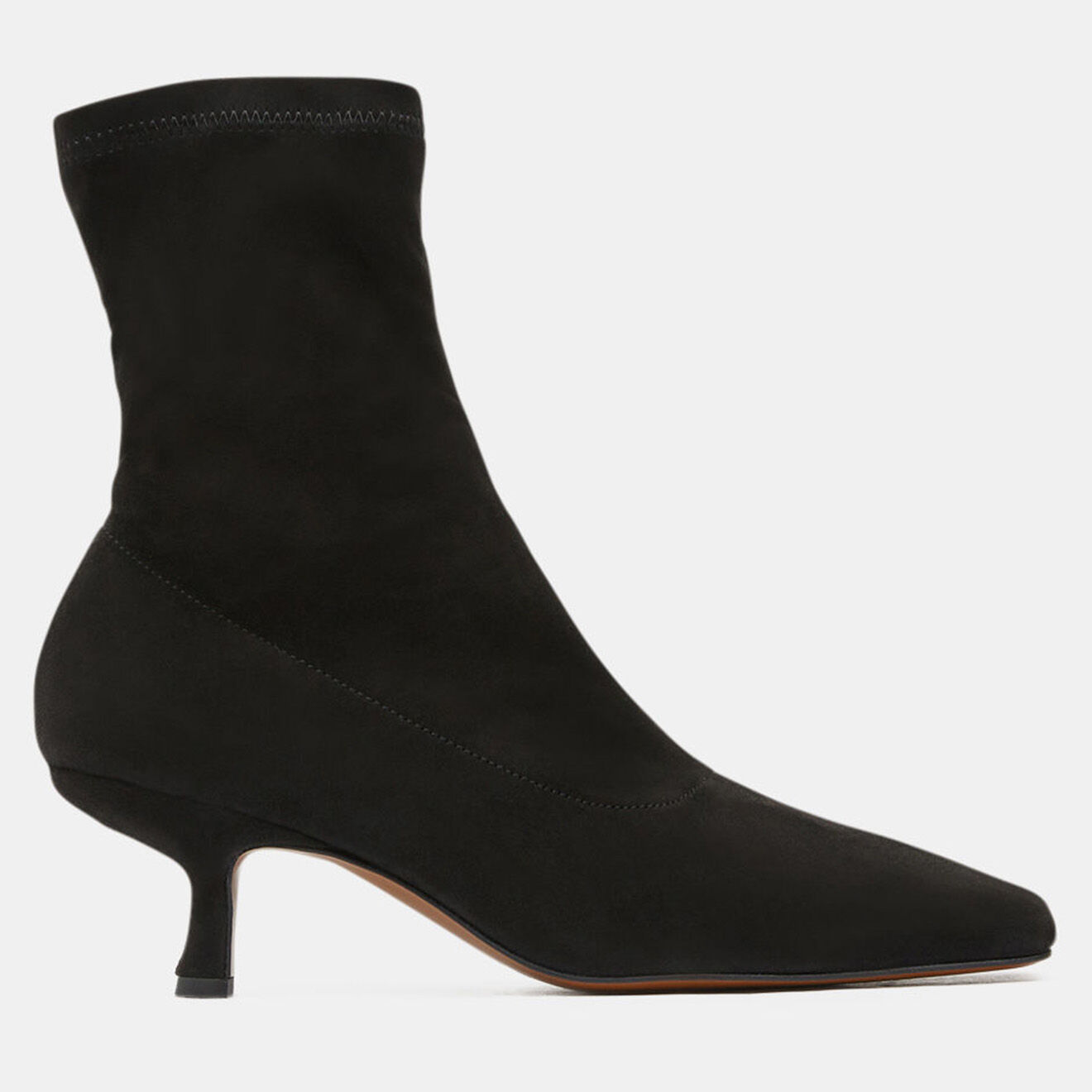 By Far Bottines en Velours de Cuir Socks noires