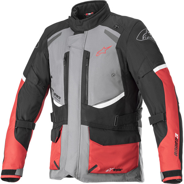 Alpinestars - Veste Andes V3 Drystar® Noir / Gris / Rouge fluo