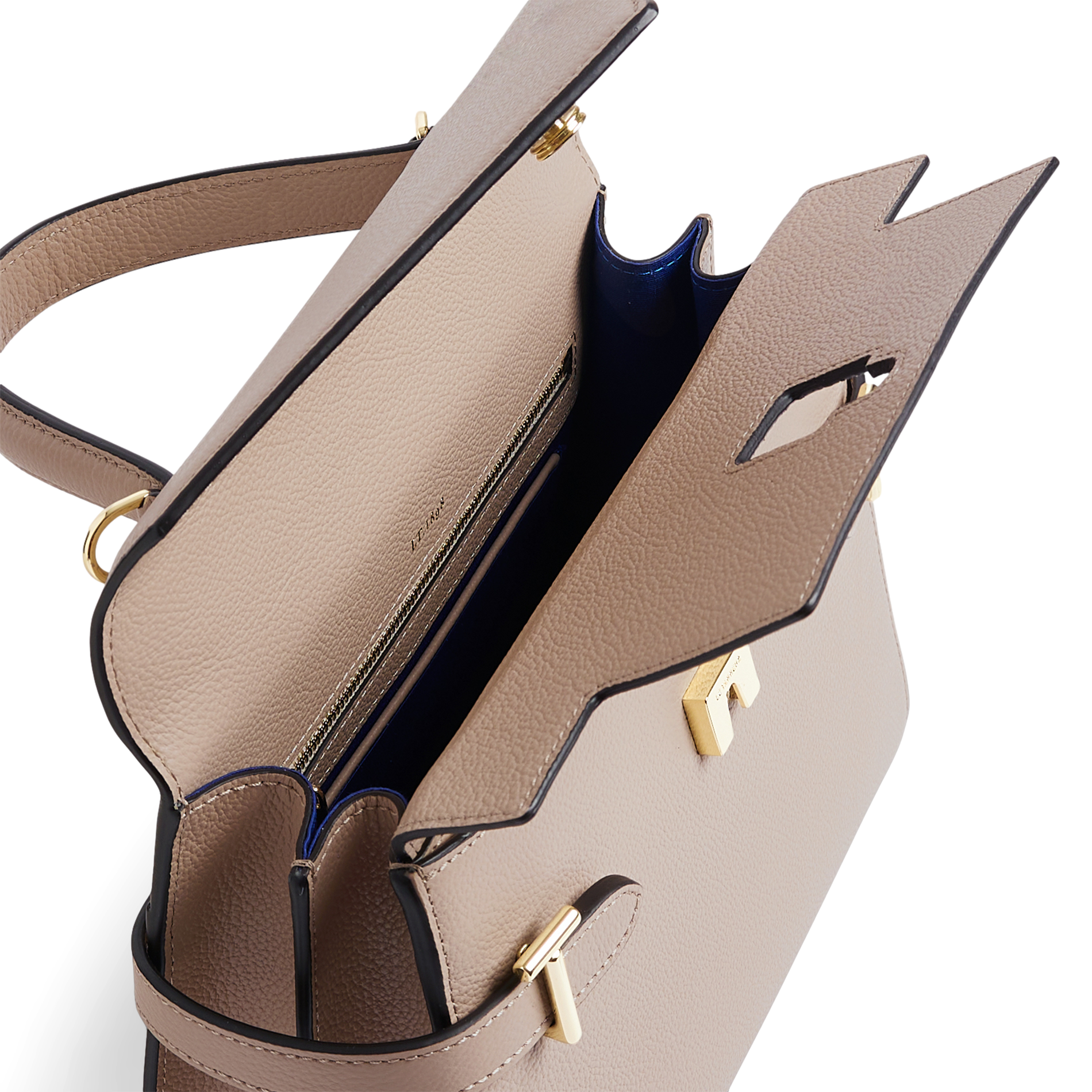 EMILIE - Sac à main en cuir | Beige