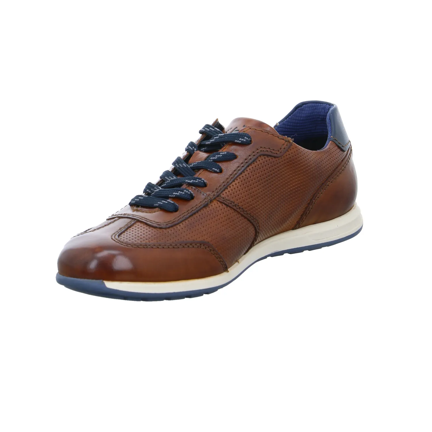 BUGATTI SHOES Halbschuhe Sneaker Cognac Leder