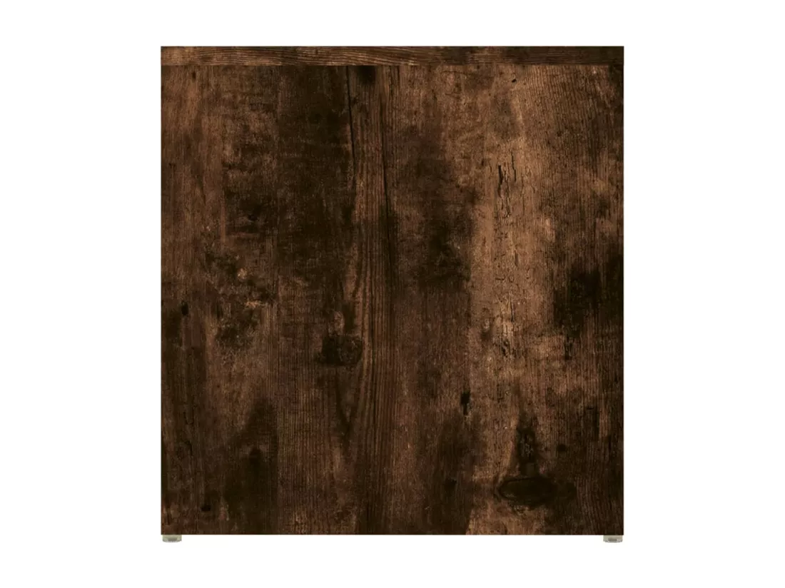 Table d'appoint Chêne fumé 59x36x38 cm Bois d'ingénierie