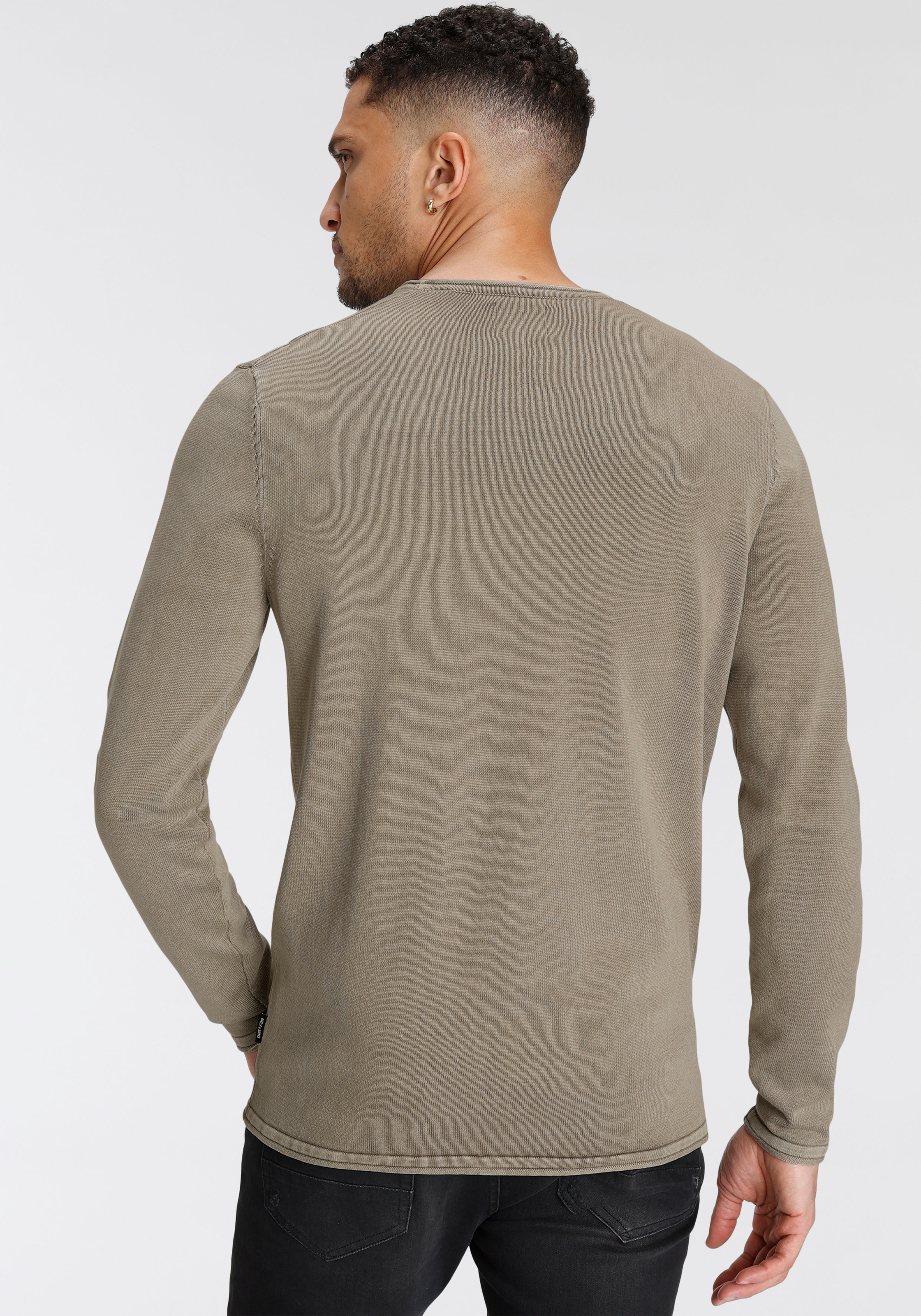 ONLY & SONS Rundhalspullover »OS WASH CREW KNIT CS«