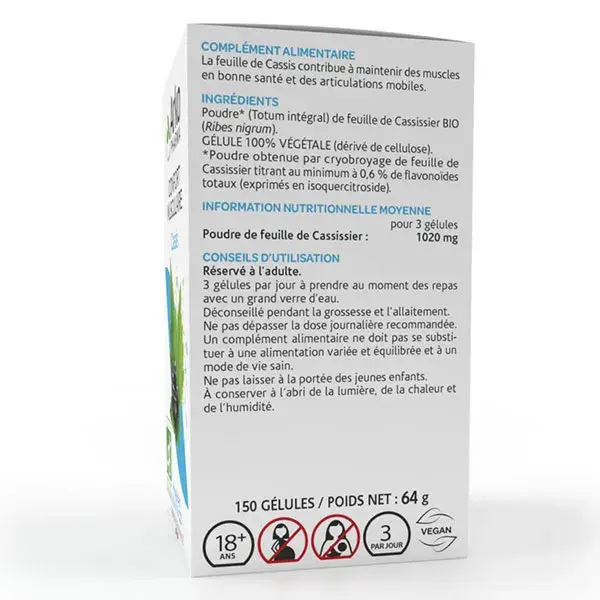 Arkopharma Arkogélules Groselha Preta Orgânica 150 cápsulas
