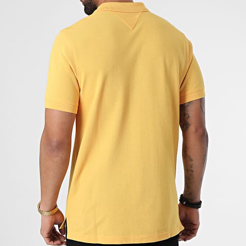Polo A Manches Courtes Tommy Base Lighweight 0327 Jaune
