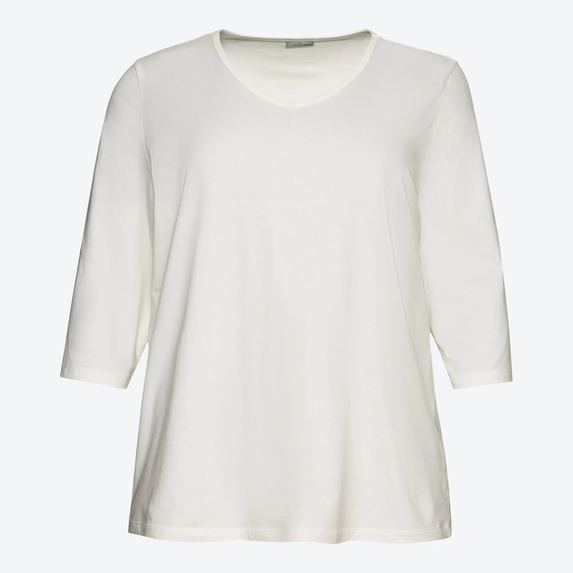 Damen-Shirt mit 3/4-Ärmeln, große Größen