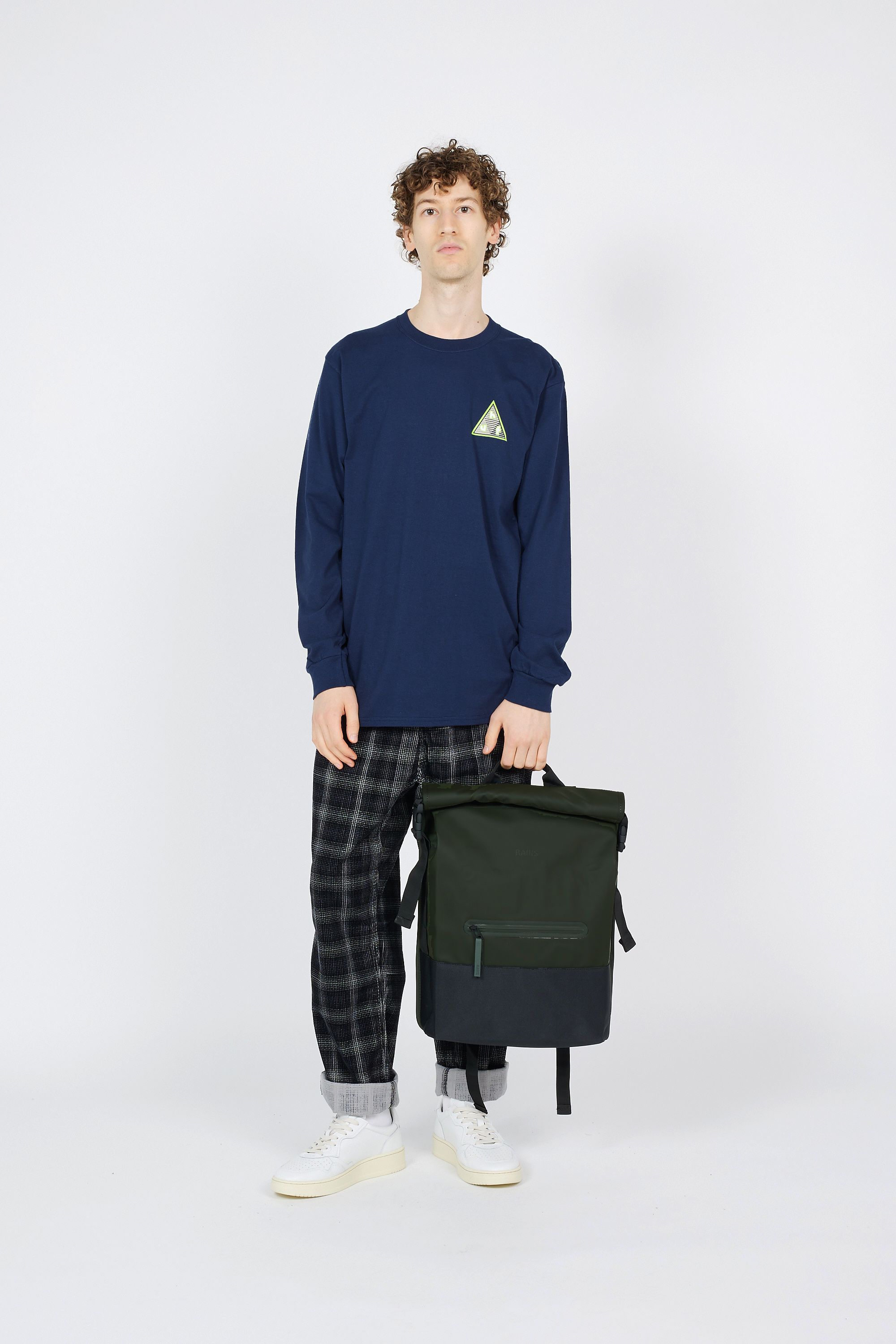 HUF T-SHIRT HIGH ADVENTURE Bleu