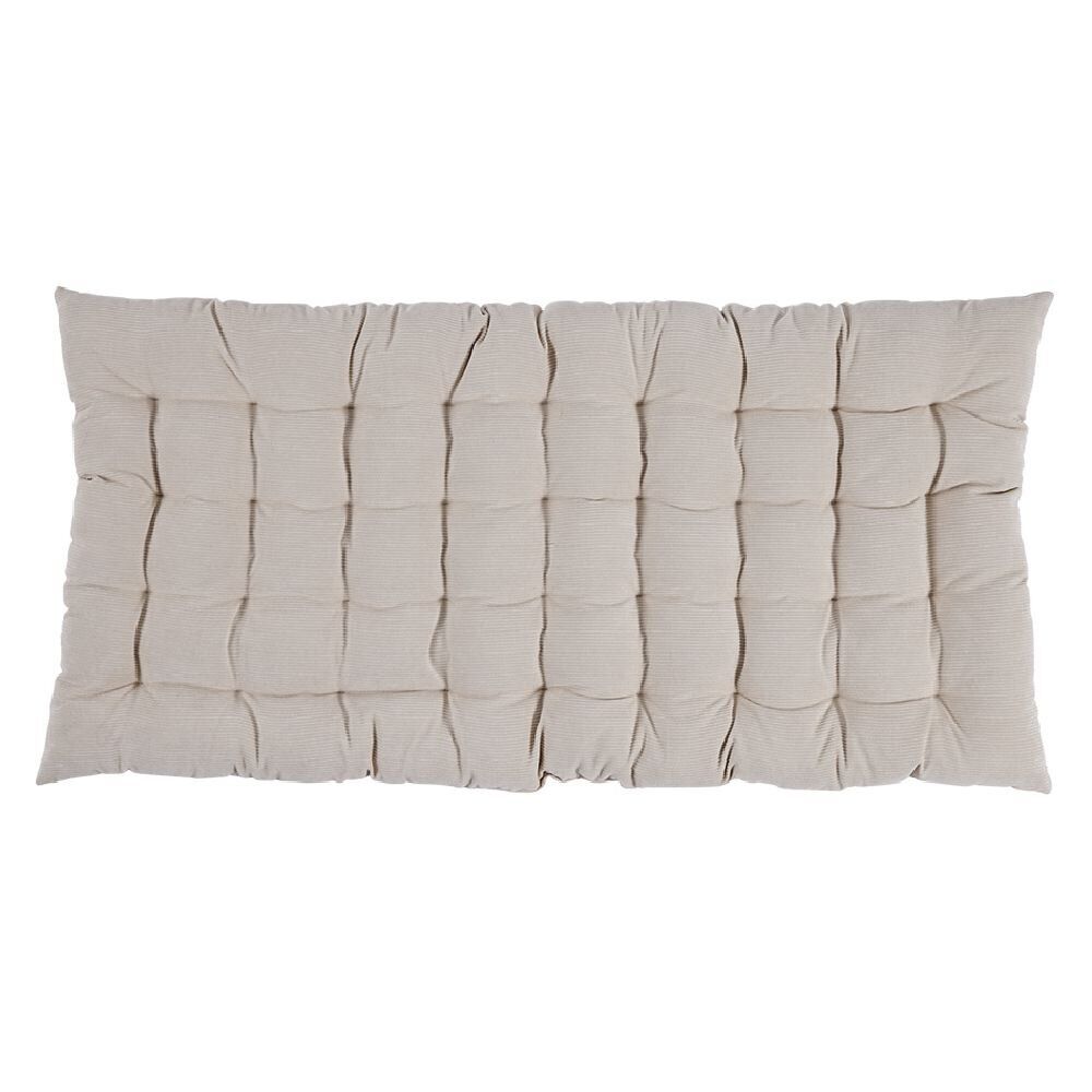 Matelas de sol velours côtelé 120x60cm beige