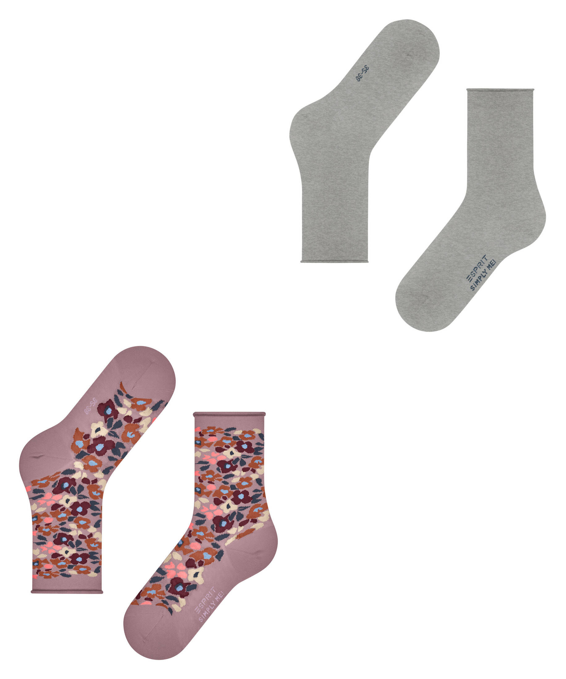 Esprit| Damen Socken Flower Simply Me 2-Pack