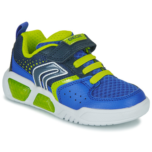Geox - J ILLUMINUS BOY - Bleu / Vert