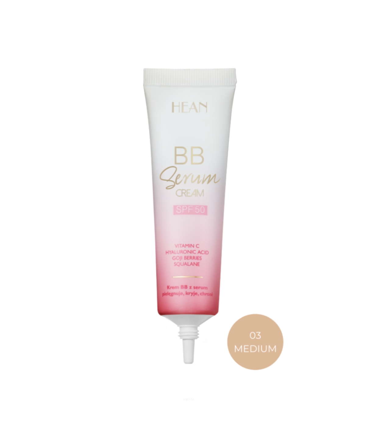 Hean - BB Serum Cream SPF50 - 03: Medium
