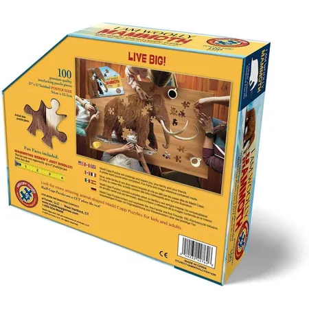 MADD CAPP Konturenpuzzle Junior Mammut, 100 Teile