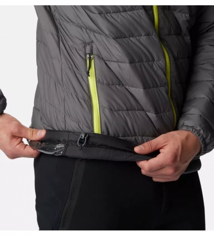 Jaqueta Columbia Powder Lite, cinza