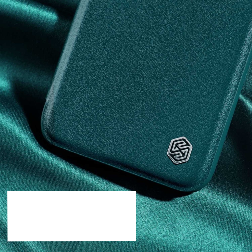 iPhone 14 Pro Max Leder Tasche Cam-Slider Kameraschutz - Dunkelblau