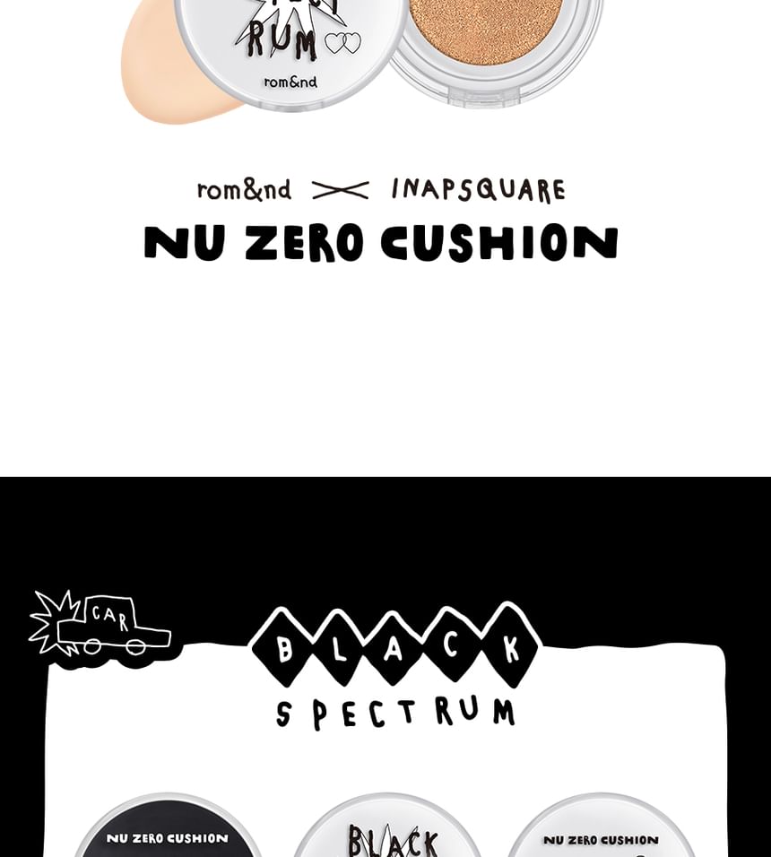 romand - Nu Zero Cushion INAPSQUARE Edition - 3 kleuren