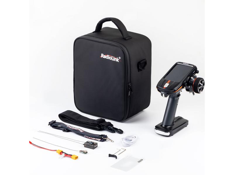RadioLink Fernsteuerung RC8X 2.4 GHz, 8 Kanal, mit 2 Empfän Professioneller 8-Kanal Sender für RC Fahrzeuge, inklusive 2 Empfänger