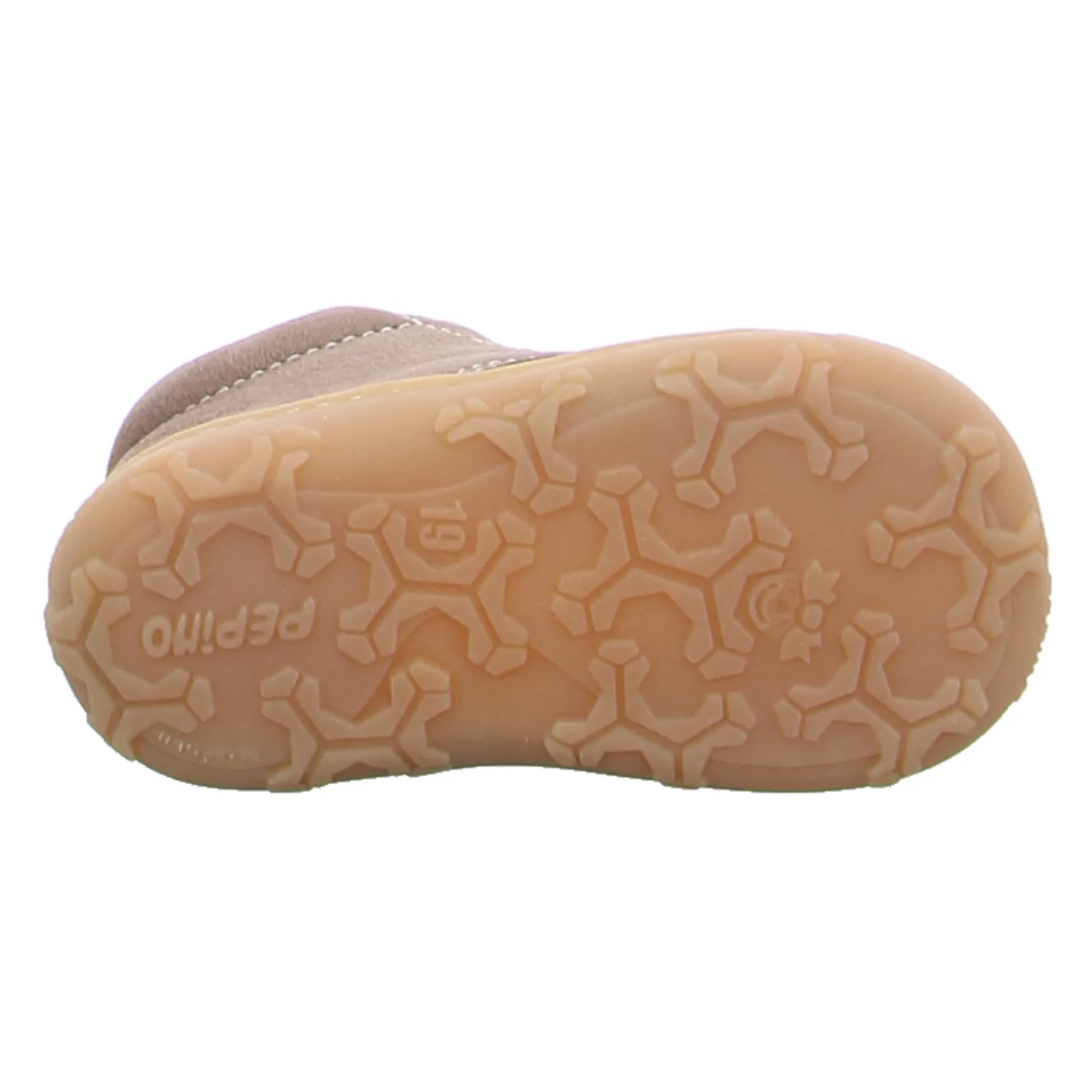 PEPINO Lauflernschuh Taupe Leder  Bottine Unisex