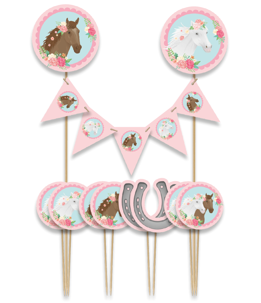 Paard Taarttopper 30cm
