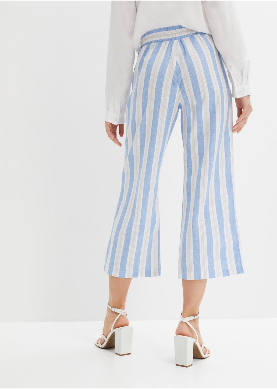 Pantalon en lin majoritaire