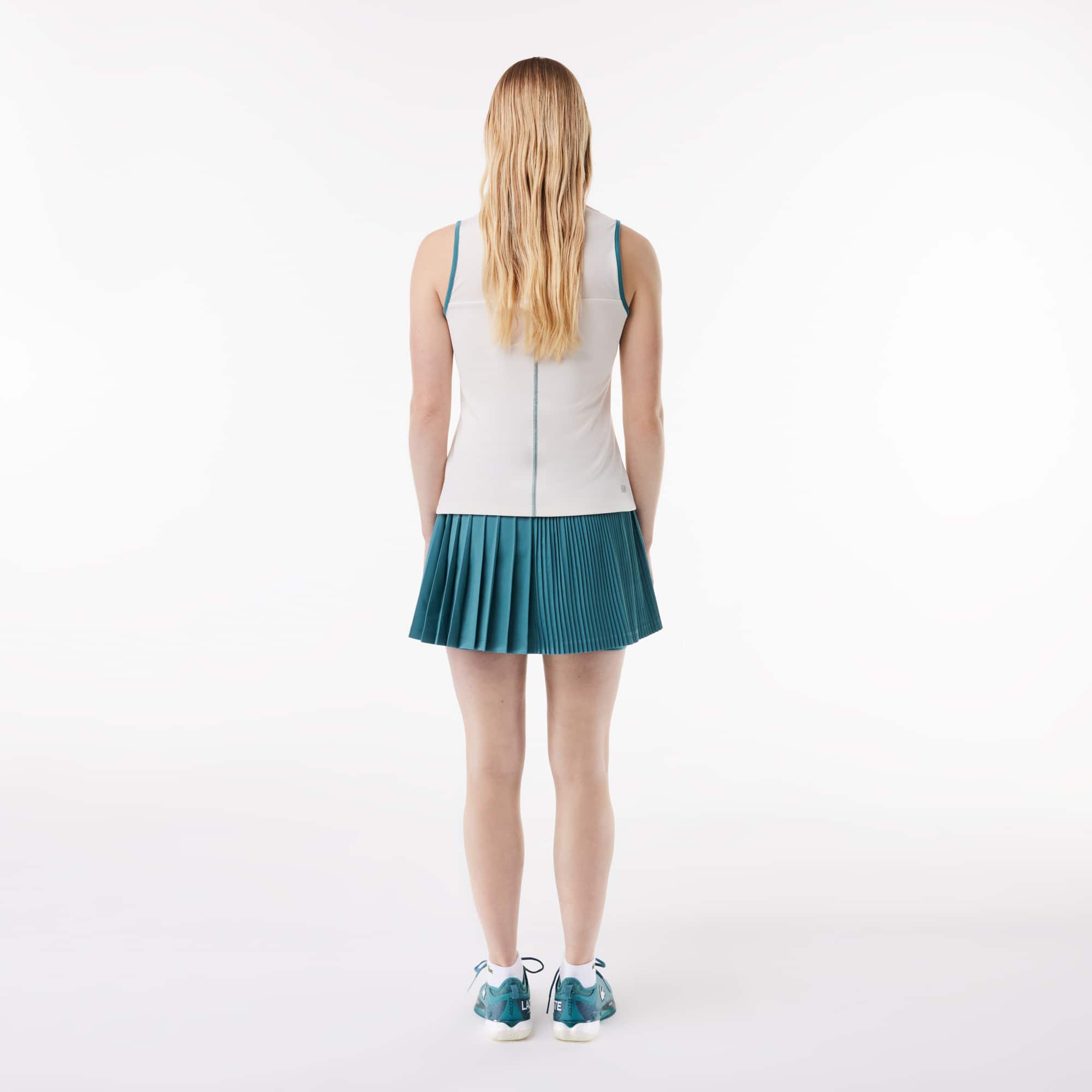 Jupe Tennis Ultra-Dry stretch et shorty intégré Robes & Jupes - Bleu - Lacoste - Femme