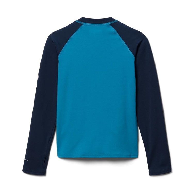 Columbia Sandy Shores LS Sunguard Shirt Kids Deep Marine/Collegiate Navy