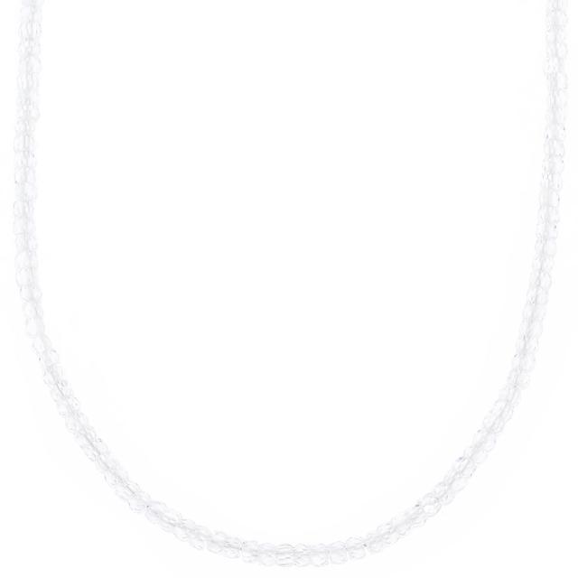 Star-Collier, Zirkonia, ca. 45 + 5 cm, Silber 925