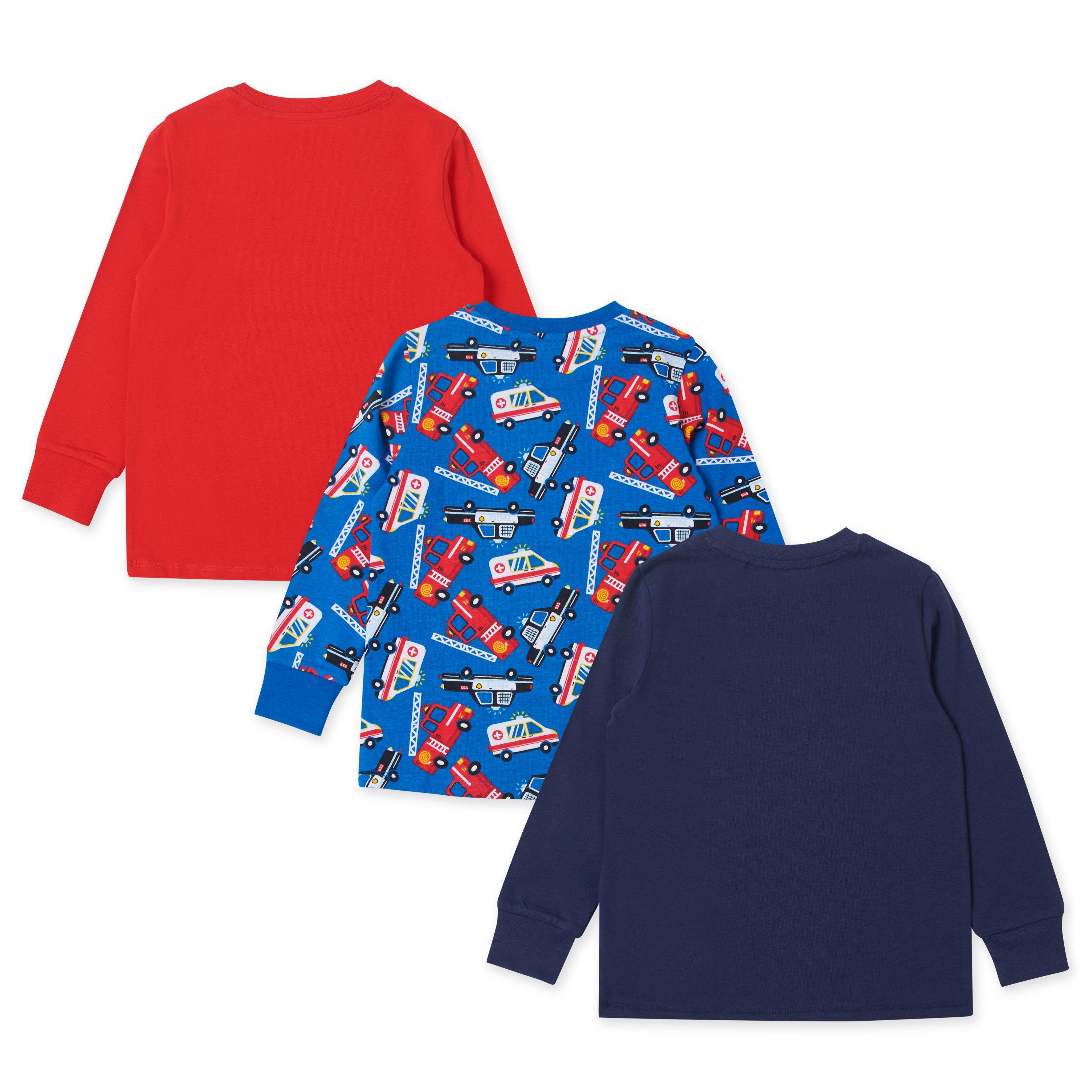 Firetrap Kids Girls 3 Pack Emergency Pyjama Set