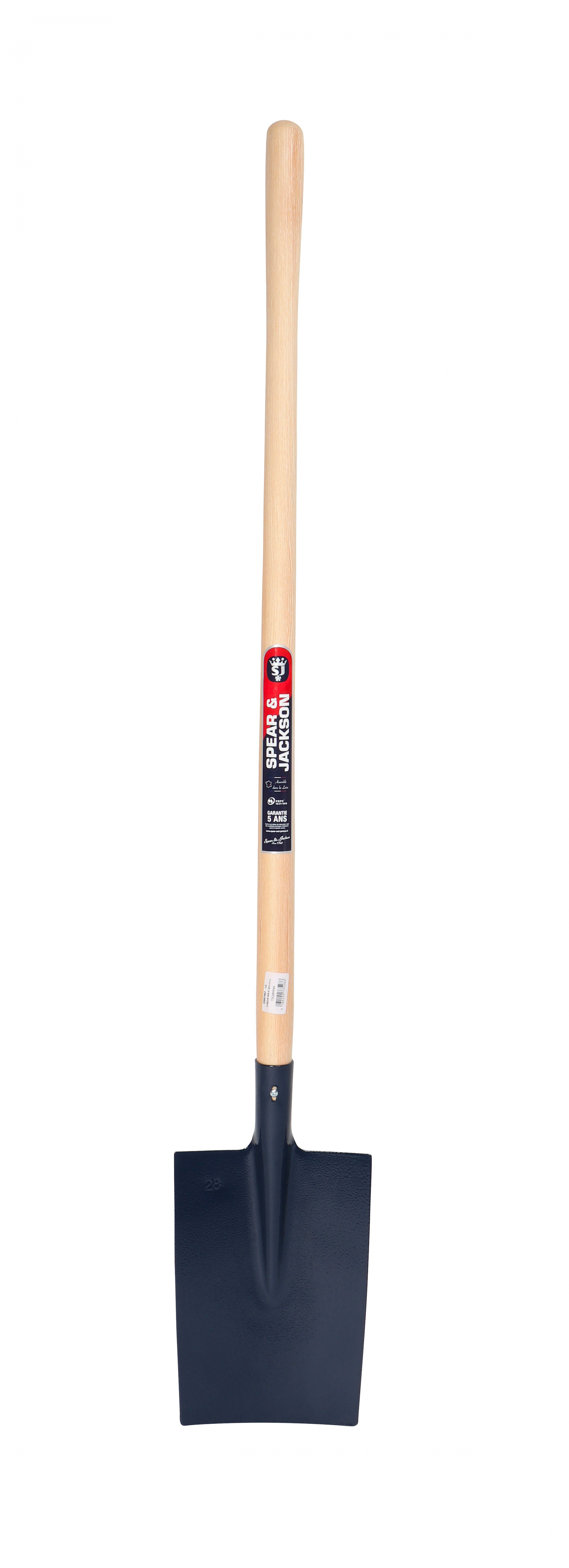 Bêche senlis de 28 cm manche bois pomme