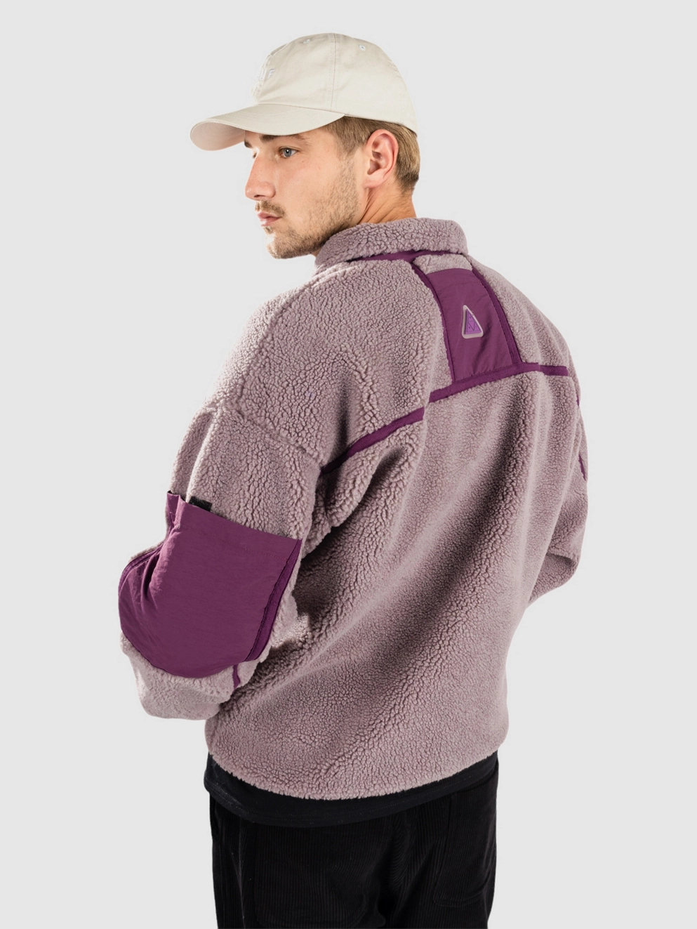 HUF Livingston Sherpa Jacket dust purple