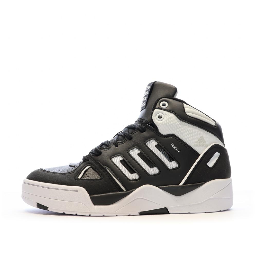 Adidas Baskets Noires/Blanches Homme Adidas Midcity