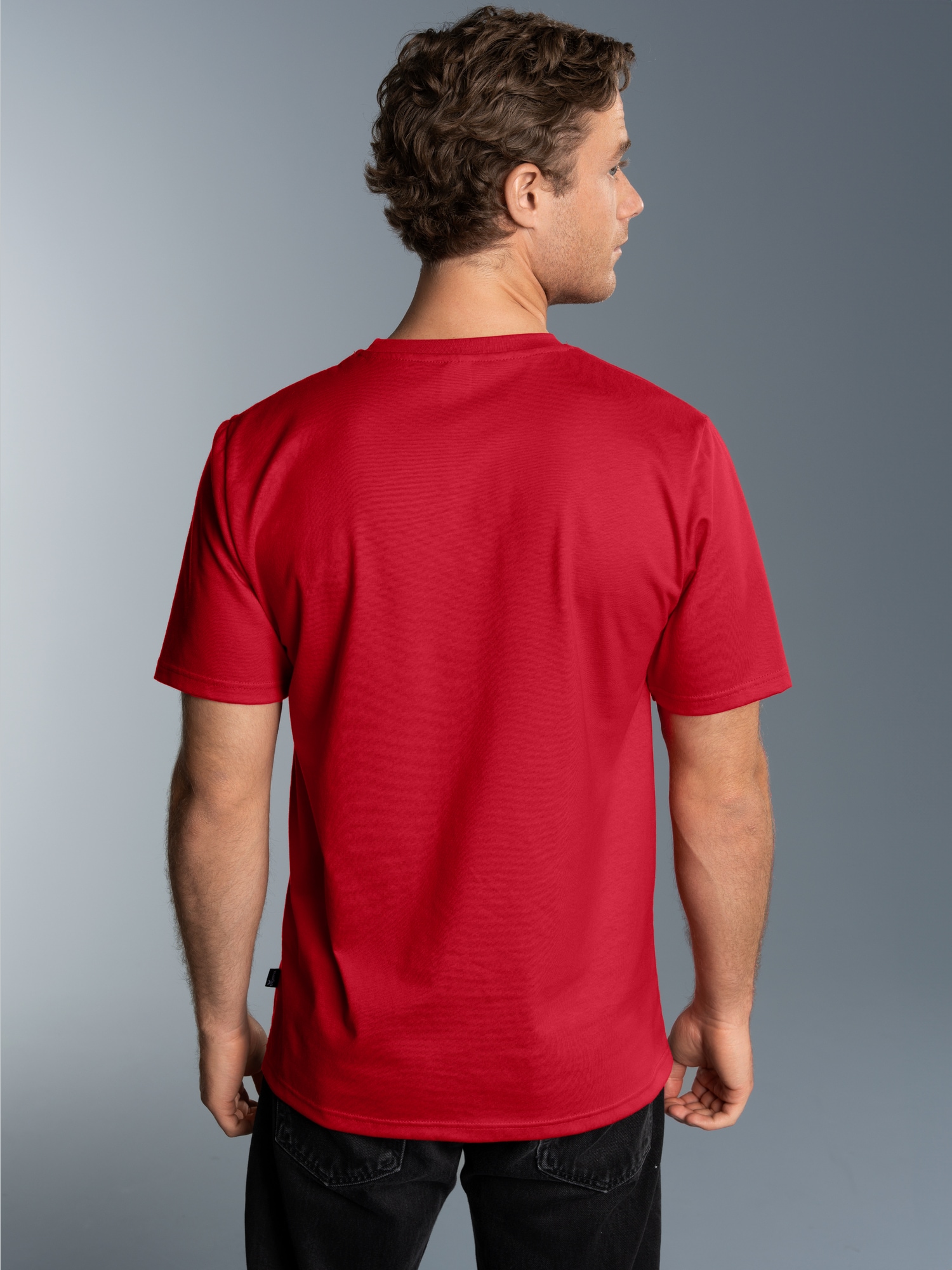 T-Shirt aus 100% Baumwolle Kirsch