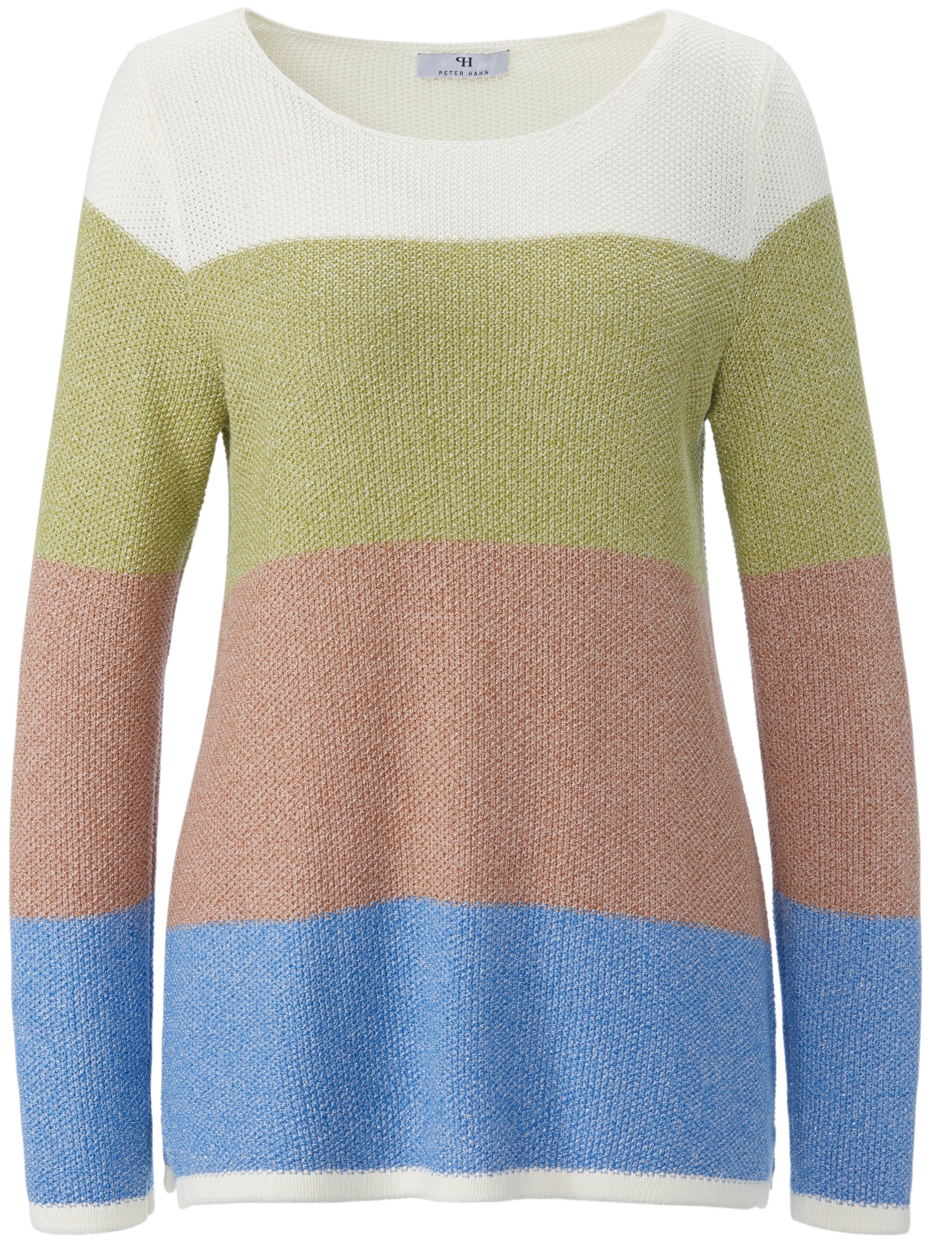 Pullover mit U-Boot-Ausschnitt
