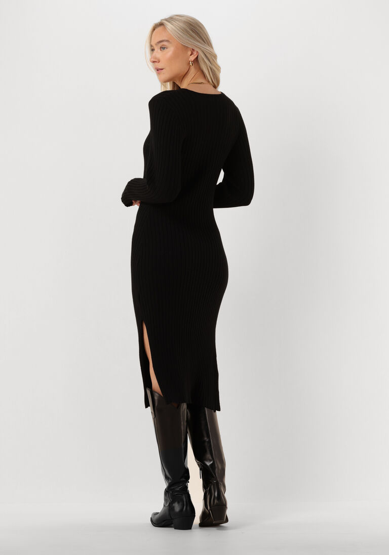 MSCH COPENHAGEN zwarte msch copenhagen midi jurk mschrenana rachelle v dress